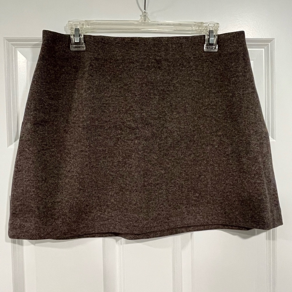 Joie Chocolate Brown Mini Skirt